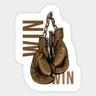 Boxing Win Sticker